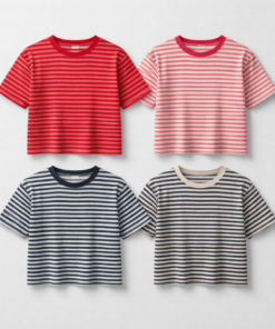 Streifenshirt kastig geschnitten